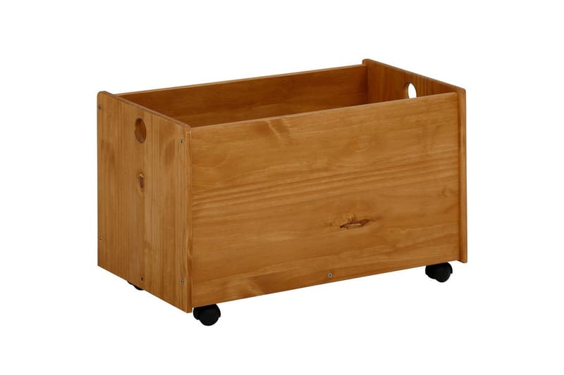 Lekekasse/Kiste Alpi 68x39x43 cm, Grå - 68x39x43 cm, Grå - Møbler - Barnemøbler - Oppbevaring barnerom - Lekekasse - Lekekasse