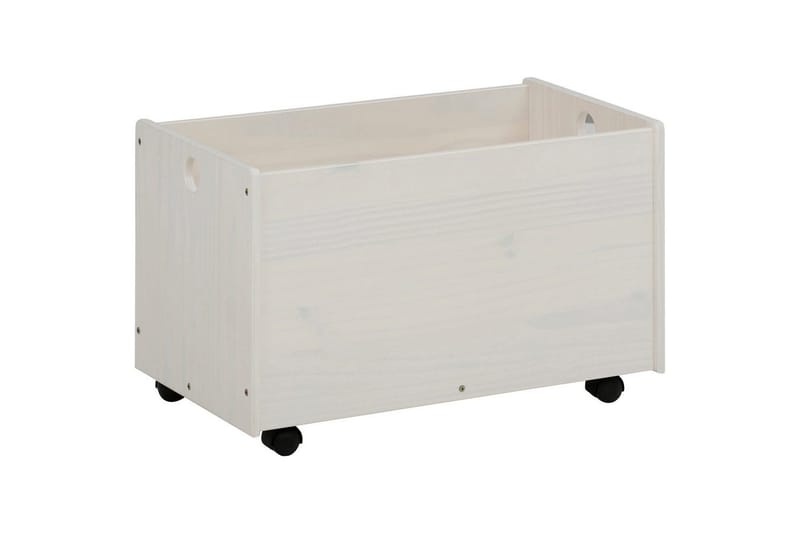Lekekasse/Kiste Alpi 68x39x43 cm, Hvit - 68x39x43 cm, Hvit - Møbler - Barnemøbler - Oppbevaring barnerom - Lekekasse - Lekekasse