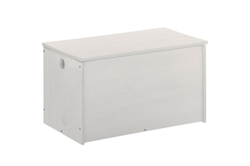 Lekekasse/Kiste Alpi 70x40x40 cm, Hvit - 70x40x40 cm, Hvit - Møbler - Barnemøbler - Oppbevaring barnerom - Lekekasse - Lekekasse