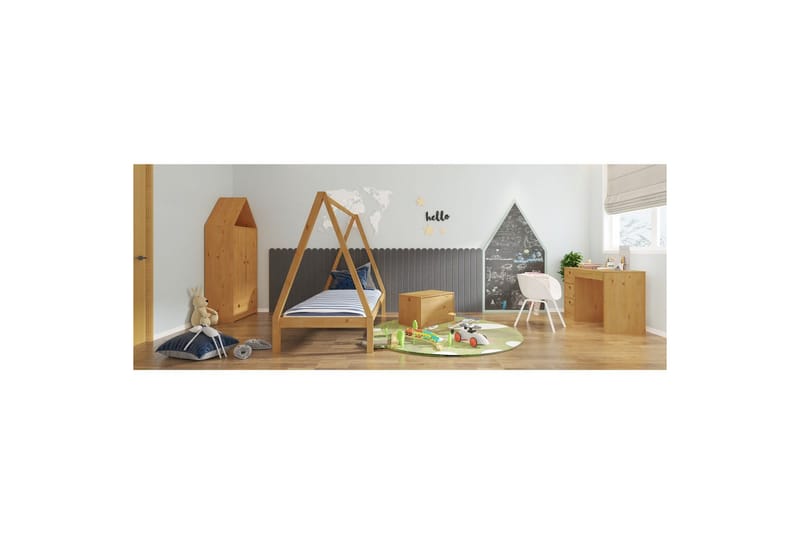 Lekekasse/Kiste Alpi 70x40x40 cm, Natur - 70x40x40 cm, Natur - Møbler - Barnemøbler - Oppbevaring barnerom - Lekekasse - Lekekasse
