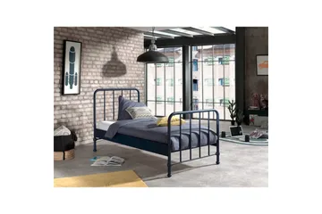 Seng Bronxx Blå, 90 x 200 cm - Blå, 90 x 200 cm - Møbler - Barnemøbler - Barneseng & Juniorseng