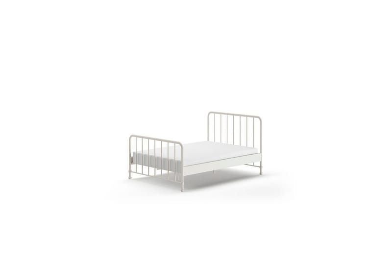Seng Bronxx Hvit, 140 x 200 cm - Hvit, 140 x 200 cm - Møbler - Barnemøbler - Barneseng & Juniorseng
