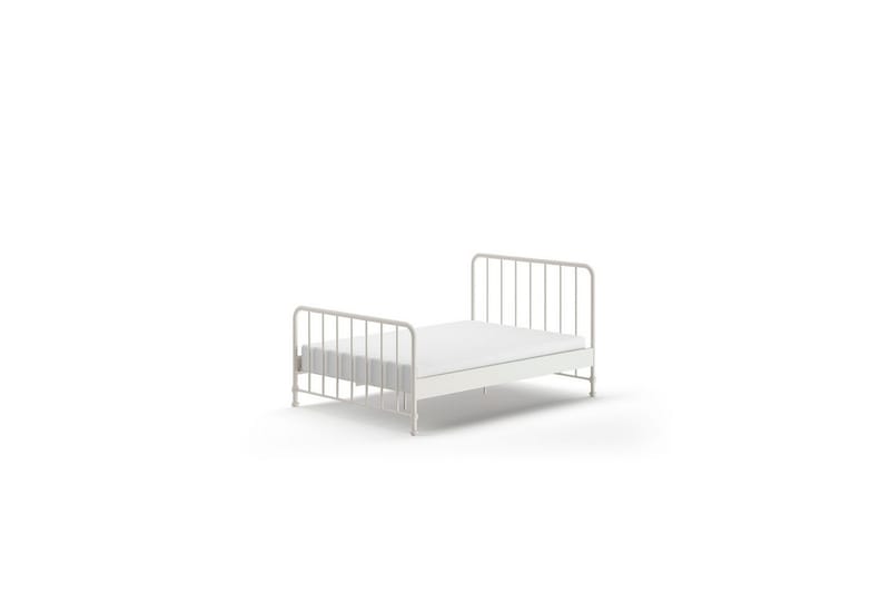 Seng Bronxx Hvit, 140 x 200 cm - Hvit, 140 x 200 cm - Møbler - Barnemøbler - Barneseng & Juniorseng