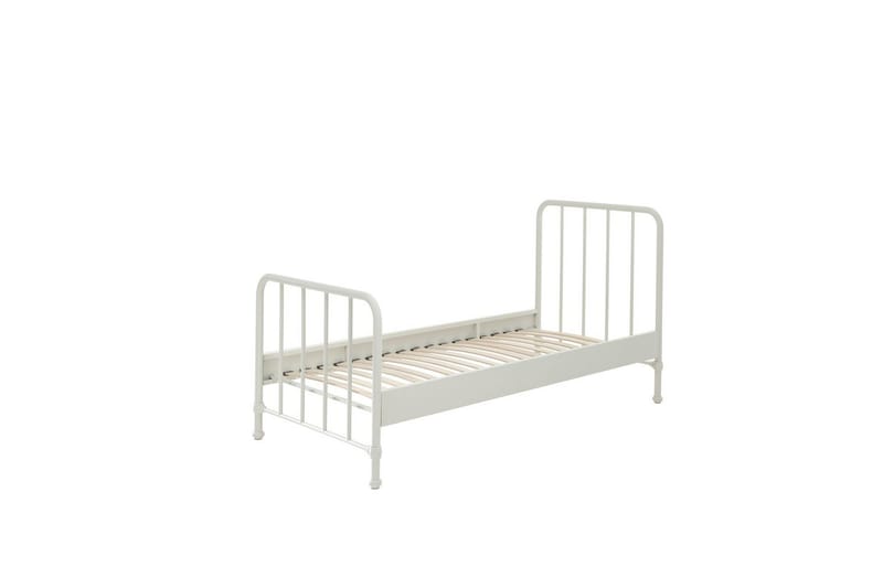 Seng Bronxx Hvit, 90 x 200 cm, Hvit, 90 x 200 cm