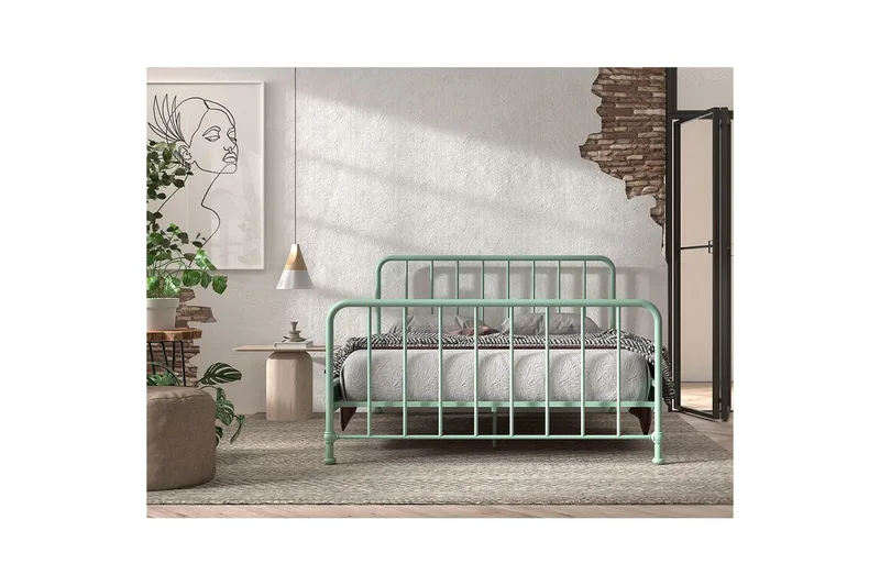 Seng Bronxx Olivengrønn, 160 x 200 cm - Olivengrønn, 160 x 200 cm - Møbler - Barnemøbler - Barneseng & Juniorseng
