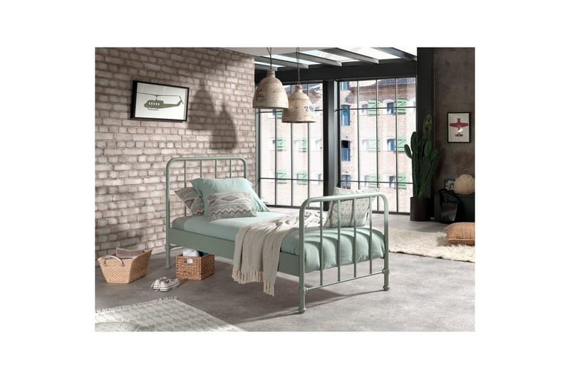 Seng Bronxx Olivengrønn, 90 x 200 cm - Olivengrønn, 90 x 200 cm - Møbler - Barnemøbler - Barneseng & Juniorseng