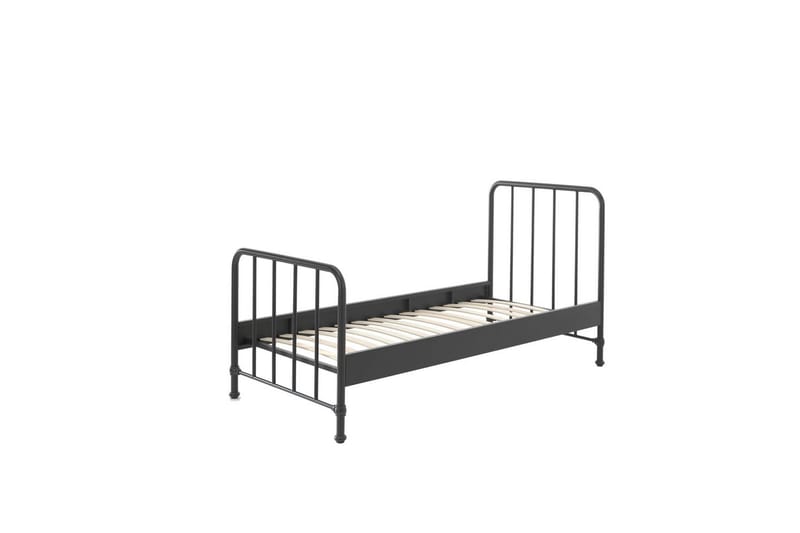 Seng Bronxx Svart, 90 x 200 cm, Svart, 90 x 200 cm