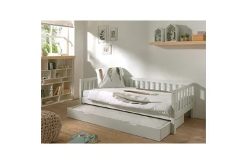 Seng Fritz med 1 skuff Hvit - Hvit - Møbler - Barnemøbler - Barneseng & Juniorseng