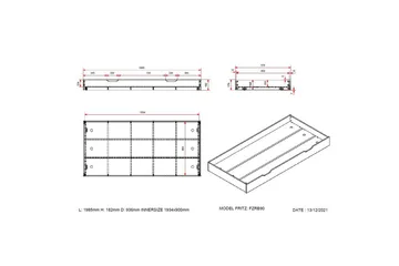 Seng Fritz med 1 skuff Naturlig - Naturlig - Møbler - Barnemøbler - Barneseng & Juniorseng