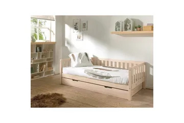 Seng Fritz med 1 skuff Naturlig - Naturlig - Møbler - Barnemøbler - Barneseng & Juniorseng