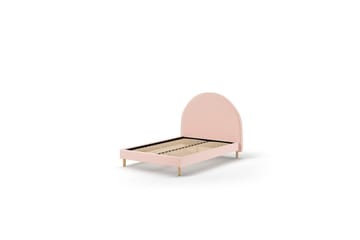 Seng med 2 nattbord Måne 140x200 cm Rosa - Rosa - Møbler - Barnemøbler - Barneseng & Juniorseng