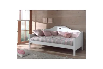 Seng med lamellbunn skuff Amori Hvit - Møbler - Barnemøbler - Barneseng & Juniorseng - Barneseng med oppbevaring