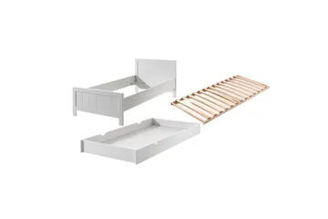 Seng med lamellbunn skuff Erik - Møbler - Barnemøbler - Barneseng & Juniorseng