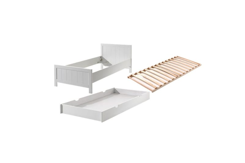 Seng med lamellbunn skuff Erik
