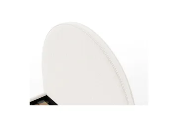 Seng med nattbord Måne 90x200 cm Hvitt - Hvitt - Møbler - Barnemøbler - Barneseng & Juniorseng