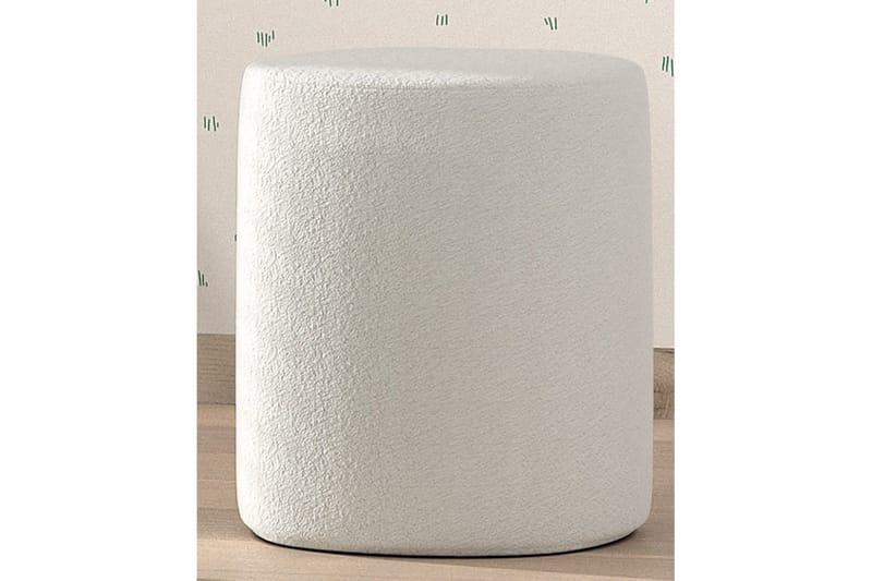 Seng med nattbord Måne 90x200 cm Hvitt - Hvitt - Møbler - Barnemøbler - Barneseng & Juniorseng