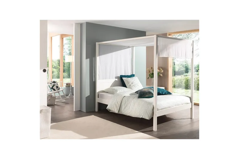 Seng med tekstilsett Pino Canvas - Møbler - Barnemøbler - Barneseng & Juniorseng