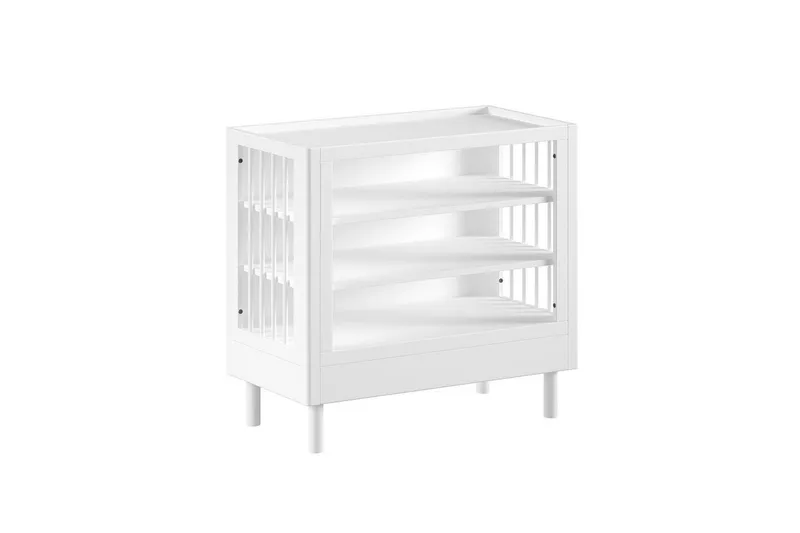 Spjälsäng med skötbord Jaxx Forrest Jaxx White - Møbler - Barnemøbler - Barnemøbelsett