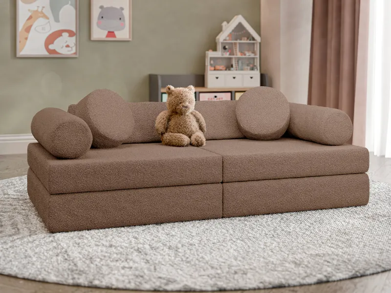 Tharosin 2-seters barnesofa - brun - Møbler - Barnemøbler - Barnesofa