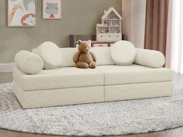 Tharosin 2-seters barnesofa - krembeige - Møbler - Barnemøbler - Barnesofa