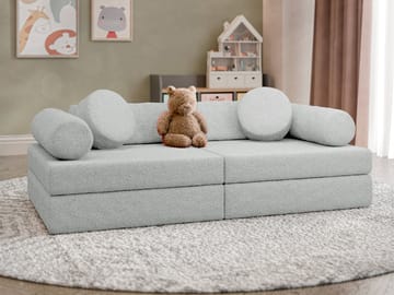 Tharosin 2-seters barnesofa - lysegrå - Møbler - Barnemøbler - Barnesofa