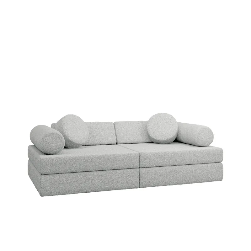Tharosin 2-seters barnesofa - lysegrå - Møbler - Barnemøbler - Barnesofa