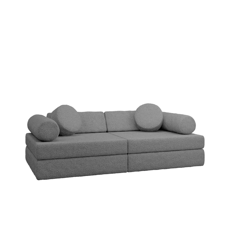 Tharosin 2-seters barnesofa - mørkegrå - Møbler - Barnemøbler - Barnesofa