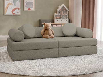Tharosin 2-seters barnesofa - varmgrå - Møbler - Barnemøbler - Barnesofa
