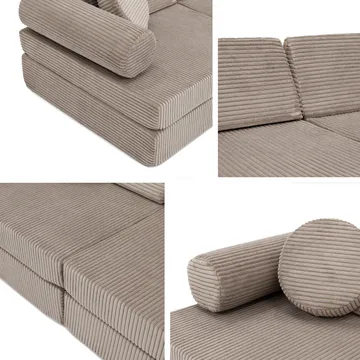 Tharosin Barnesofa - Brun - Møbler - Barnemøbler - Barnesofa