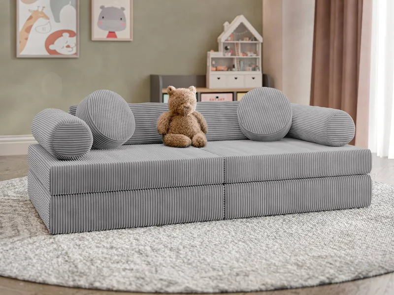 Tharosin Barnesofa - Grå - Møbler - Barnemøbler - Barnesofa