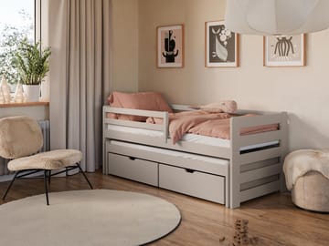 Tynor Juniorseng 80x200 cm - Beige - Møbler - Barnemøbler - Barneseng & Juniorseng