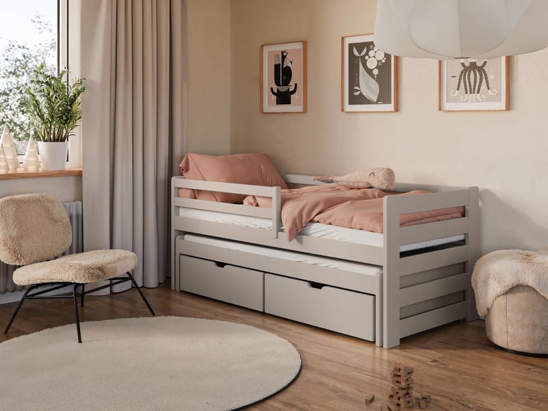 Tynor Juniorseng 90x200 cm - Beige - Møbler - Barnemøbler - Barneseng & Juniorseng