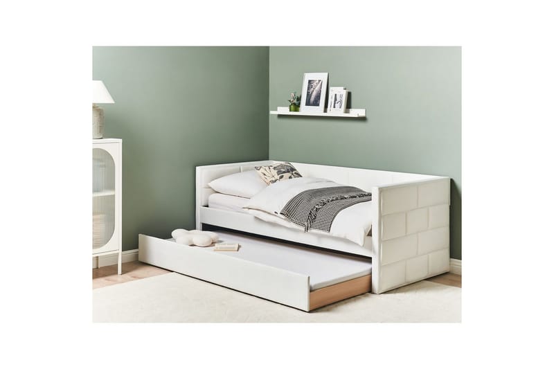 Uttrekkbar seng Chavonne - Hvit - Møbler - Barnemøbler - Barneseng & Juniorseng