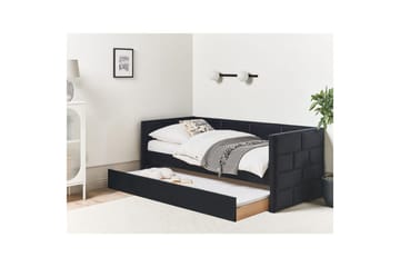 Uttrekkbar seng Chavonne - Svart - Møbler - Barnemøbler - Barneseng & Juniorseng