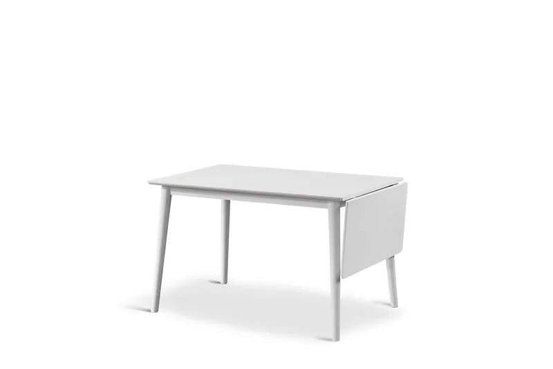 Åland Uttrekkbart Spisebord 120-160 cm for 4 personer, Hvit