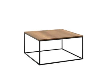 Ajmit Sofabord 80x80 cm Brun - Hanah Home - Møbler - Bord - Sofabord & salongbord