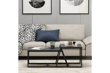 Minimal Salongbord 75x50 cm Svart - Hanah Home - Møbler - Bord - Sofabord & salongbord