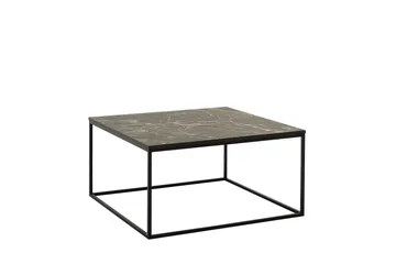 Ajmit Sofabord 80x80 cm Svart - Hanah Home - Møbler - Bord - Sofabord & salongbord