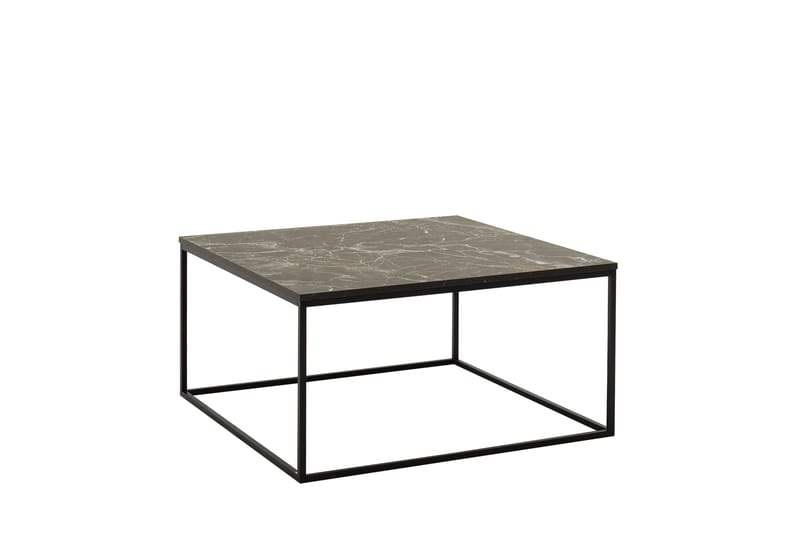 Ajmit Sofabord 80x80 cm Svart - Hanah Home - Møbler - Bord - Sofabord & salongbord