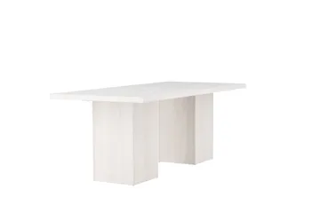 Olga Spisebord 75x200 cm - Hvit - Møbler - Bord - Spisebord & kjøkkenbord