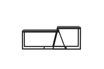 Minimal Salongbord 75x50 cm Svart - Hanah Home - Møbler - Bord - Sofabord & salongbord