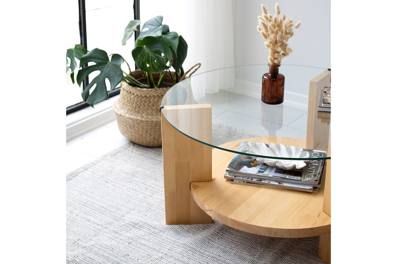 Mumondo Sofabord 75 cm Brun - Hanah Home - Møbler - Bord - Sofabord & salongbord