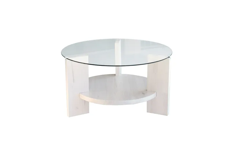 Mumondo Sofabord 75 cm Hvit, Hanah Home