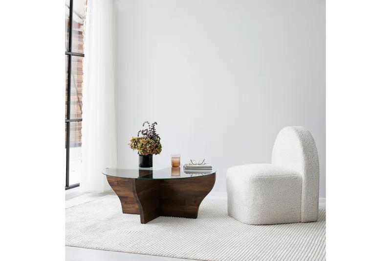 Amphora Sofabord 92 cm Brun - Hanah Home - Møbler - Bord - Sofabord & salongbord
