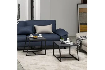 Minimal Salongbord 75x50 cm Svart - Hanah Home - Møbler - Bord - Sofabord & salongbord