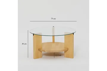 Mumondo Sofabord 75 cm Brun - Hanah Home - Møbler - Bord - Sofabord & salongbord