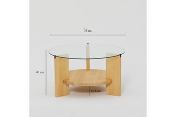 Mumondo Sofabord 75 cm Brun - Hanah Home - Møbler - Bord - Sofabord & salongbord