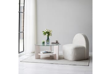 Mumondo Sofabord 75 cm Hvit - Hanah Home - Møbler - Bord - Sofabord & salongbord