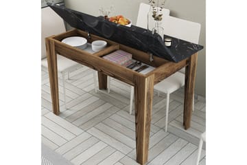 Levents Spisebord 110x72 cm Brun/Svart - Hanah Home - Møbler - Bord - Spisebord & kjøkkenbord