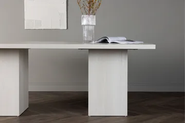 Olga Spisebord 75x200 cm - Hvit - Møbler - Bord - Spisebord & kjøkkenbord